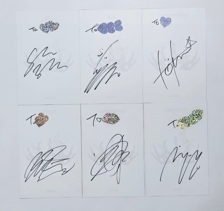 Dreamcatcher "VirtuouS" - Hand Autographed(Signed) Mini Postcard [24.7.29] - HALLYUSUPERSTORE