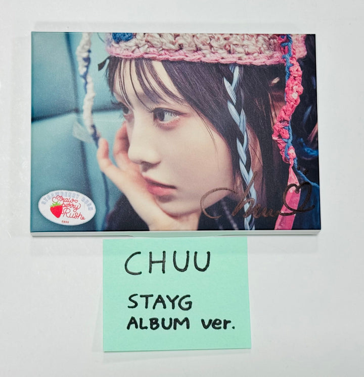 CHUU "Strawberry Rush" - Hand Autographed(Signed) Album (STAYG Album Ver.) [24.7.29] - HALLYUSUPERSTORE