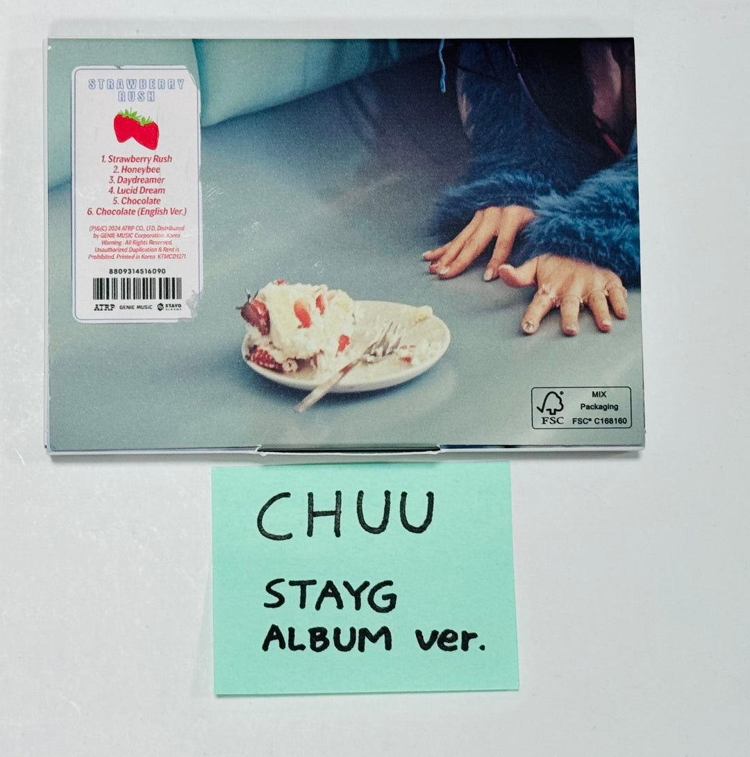 CHUU "Strawberry Rush" - Hand Autographed(Signed) Album (STAYG Album Ver.) [24.7.29] - HALLYUSUPERSTORE