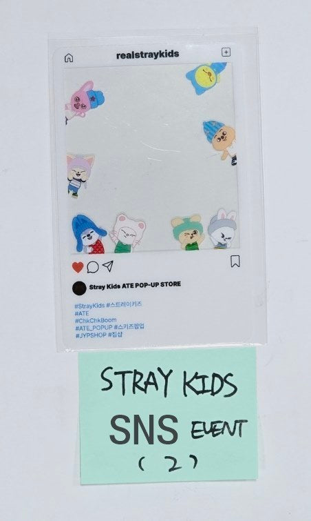 Stray Kids "ATE" -  JYP POP-UP Store SNS Event Clear Photocard [24.7.29] - HALLYUSUPERSTORE