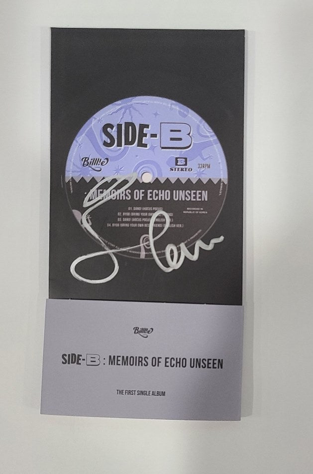 Haruna (Of Billlie) "side-B : memoirs of echo unseen" - Hand Autographed(Signed) Album [Poca Ver.] [24.7.31] - HALLYUSUPERSTORE