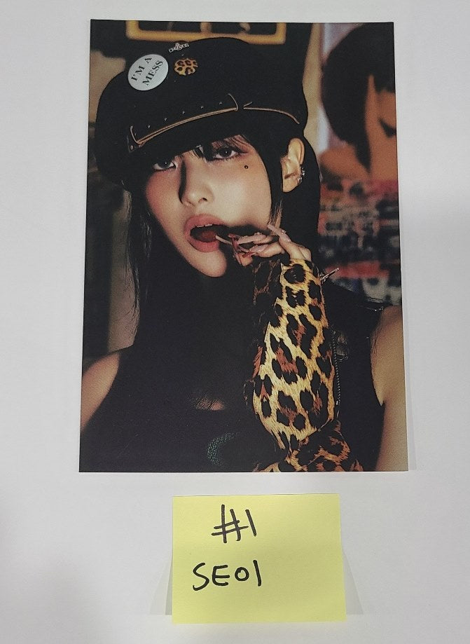 H1-KEY "LOVE or HATE" - Hand Autographed(Signed) Makestar Winner Postcard [24.7.30] - HALLYUSUPERSTORE