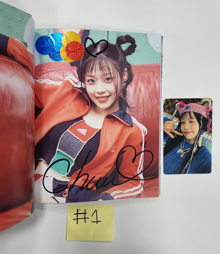 CHUU "Strawberry Rush" - Hand Autographed(Signed) [Album, A4 Paper] [24.7.31] - HALLYUSUPERSTORE