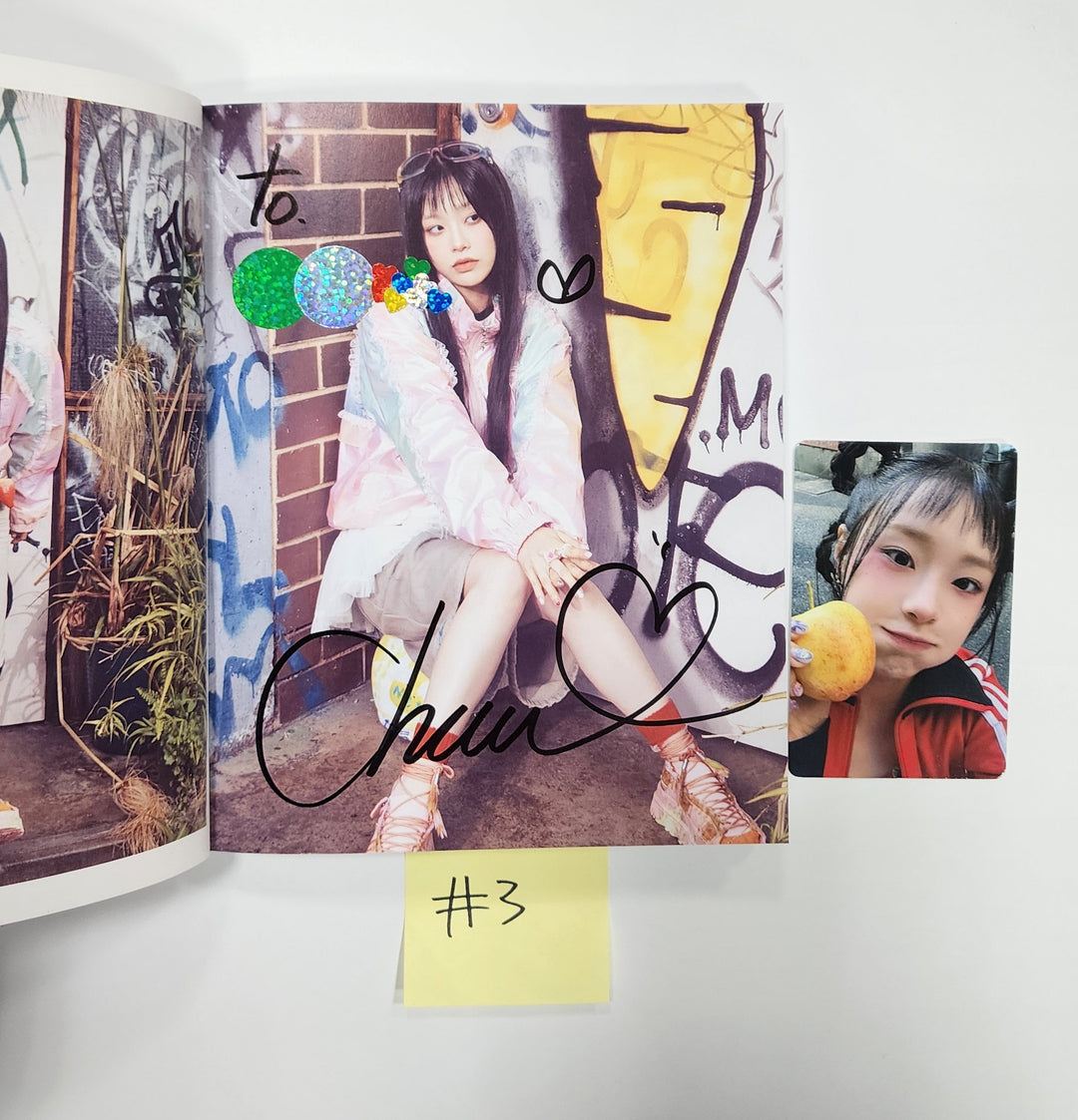 CHUU "Strawberry Rush" - Hand Autographed(Signed) [Album, A4 Paper] [24.7.31] - HALLYUSUPERSTORE