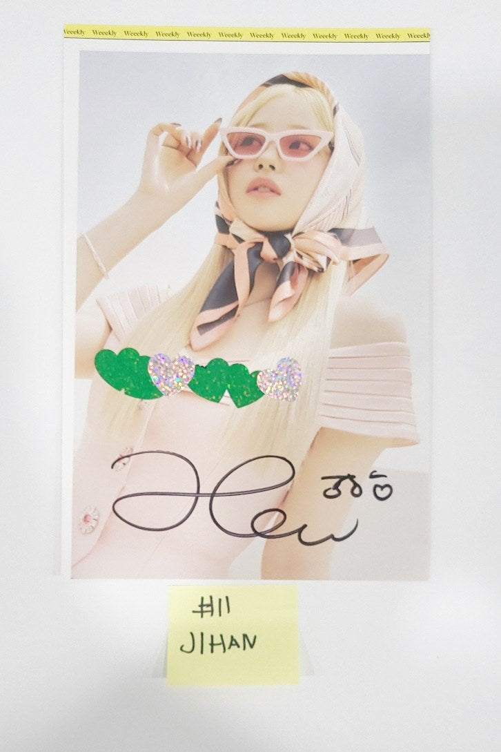 Weeekly "Bliss" - A Cut Page From Fansign Event Album [24.7.31] - HALLYUSUPERSTORE