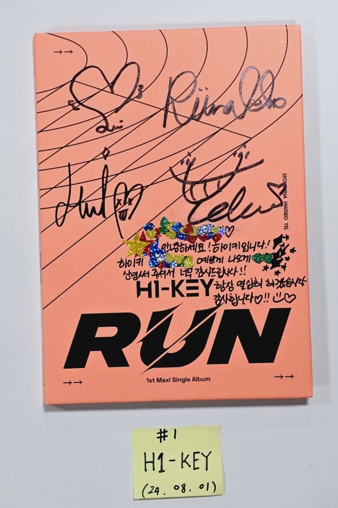 H1-Key - Hand Autographed(Signed) Promo Album [24.8.1] - HALLYUSUPERSTORE