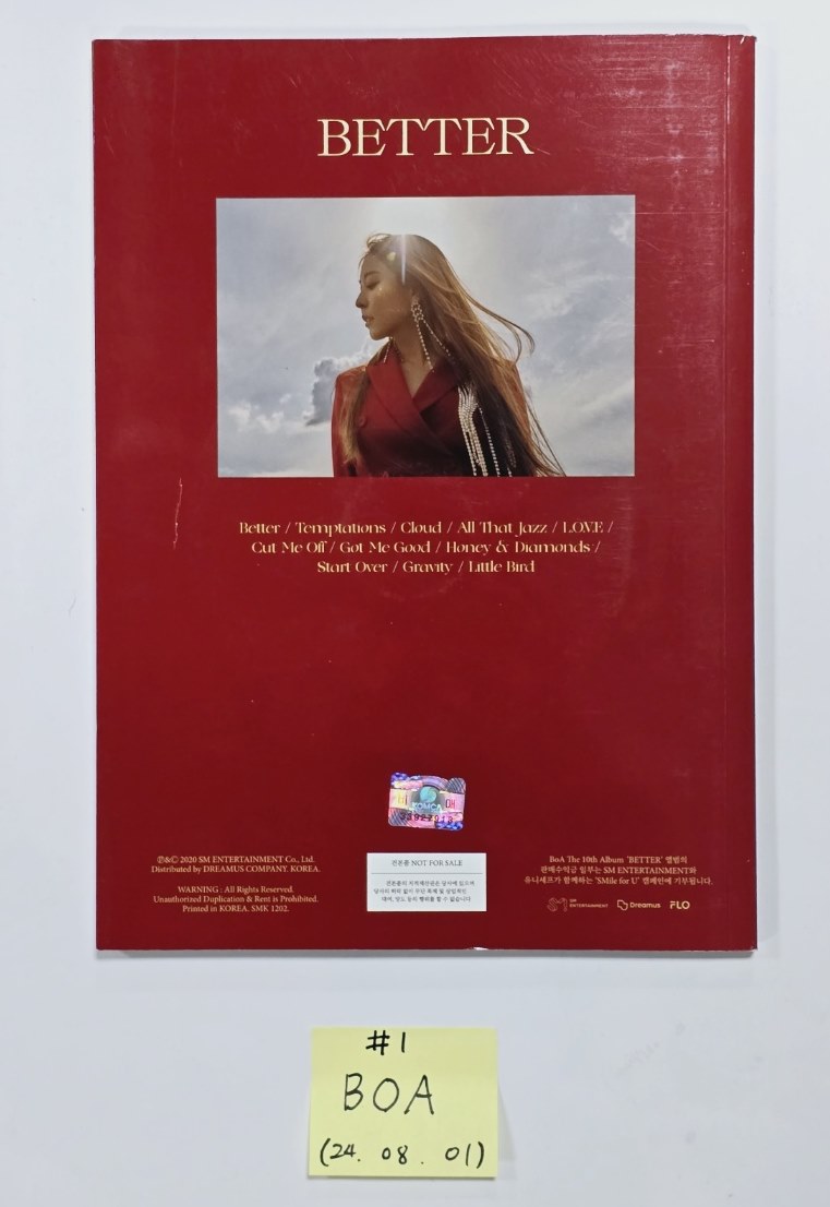 BOA - Hand Autographed(Signed) Promo Album [24.8.1] - HALLYUSUPERSTORE