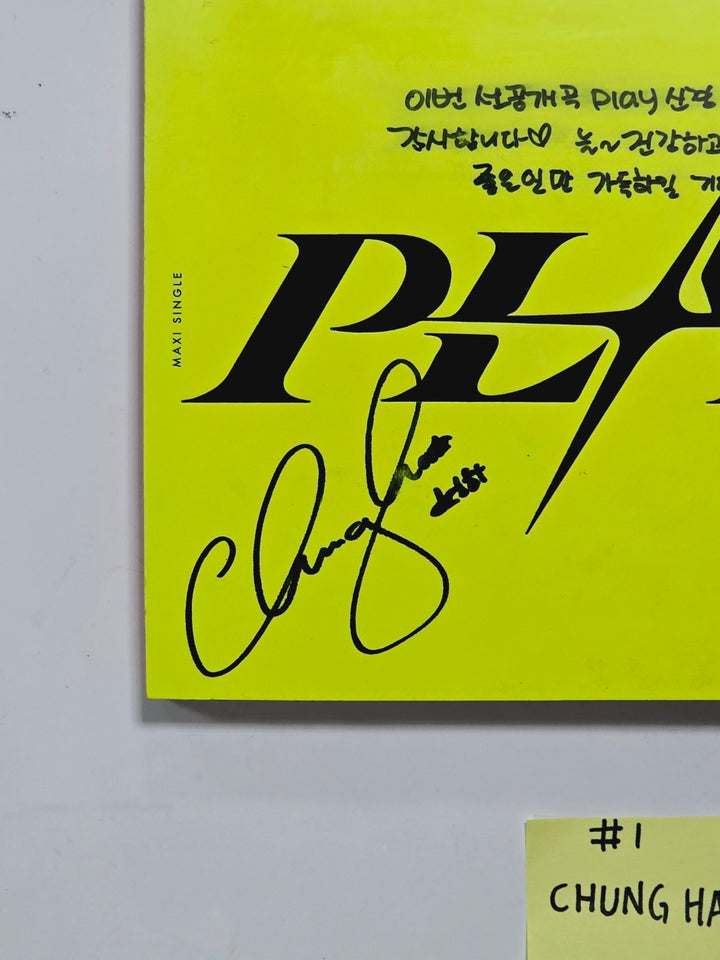 Chung Ha - Hand Autographed(Signed) Promo Album [24.8.1] - HALLYUSUPERSTORE