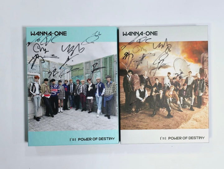 WANNA ONE - Hand Autographed(Signed) Promo Album [24.8.1] - HALLYUSUPERSTORE