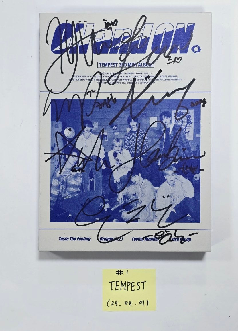 TEMPEST - Hand Autographed(Signed) Promo Album [24.8.1] - HALLYUSUPERSTORE