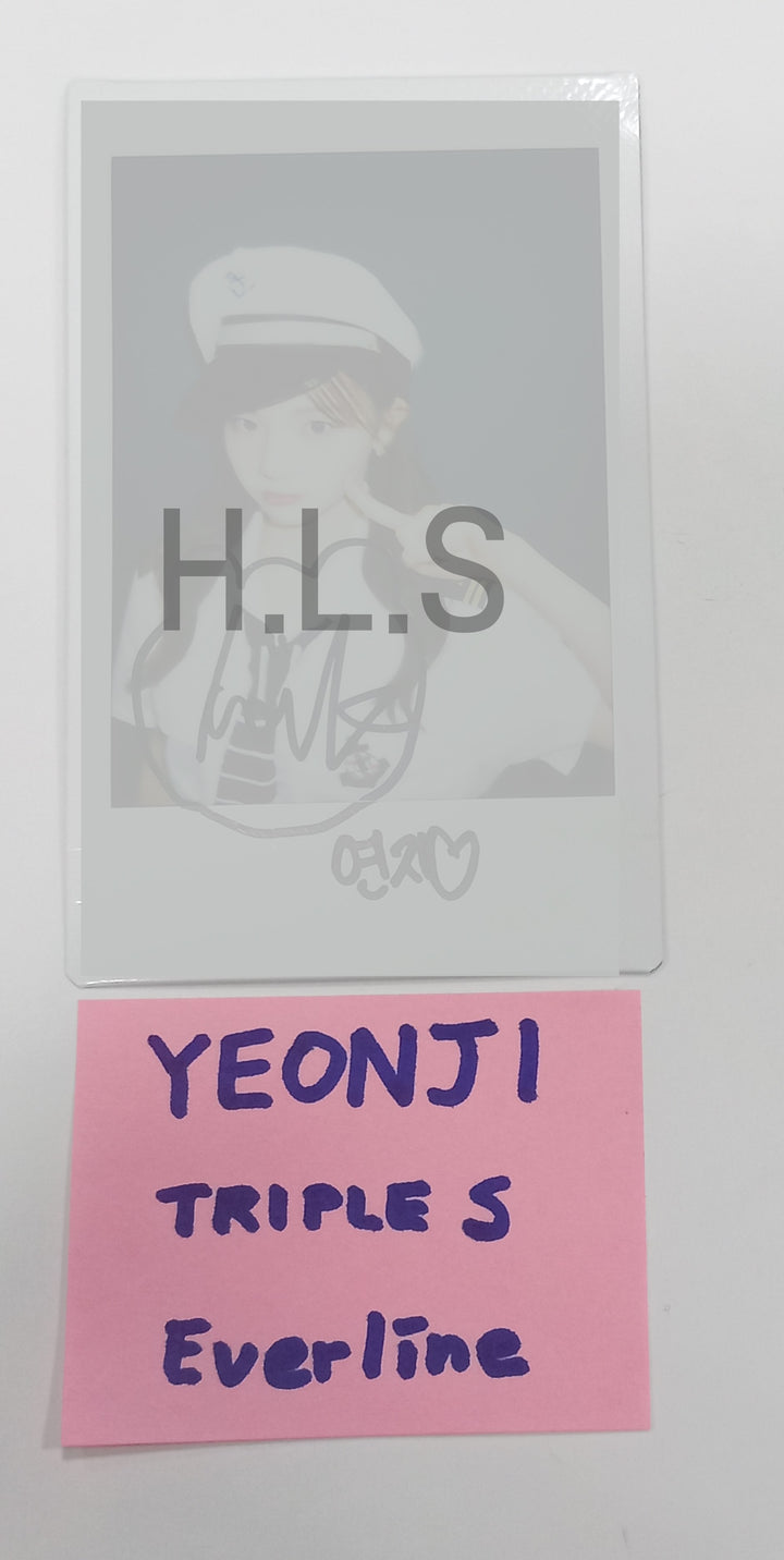 Yeon Ji (Of tripleS) "ASSEMBLE24" - Hand Autographed(Signed) Polaroid [24.8.2] - HALLYUSUPERSTORE