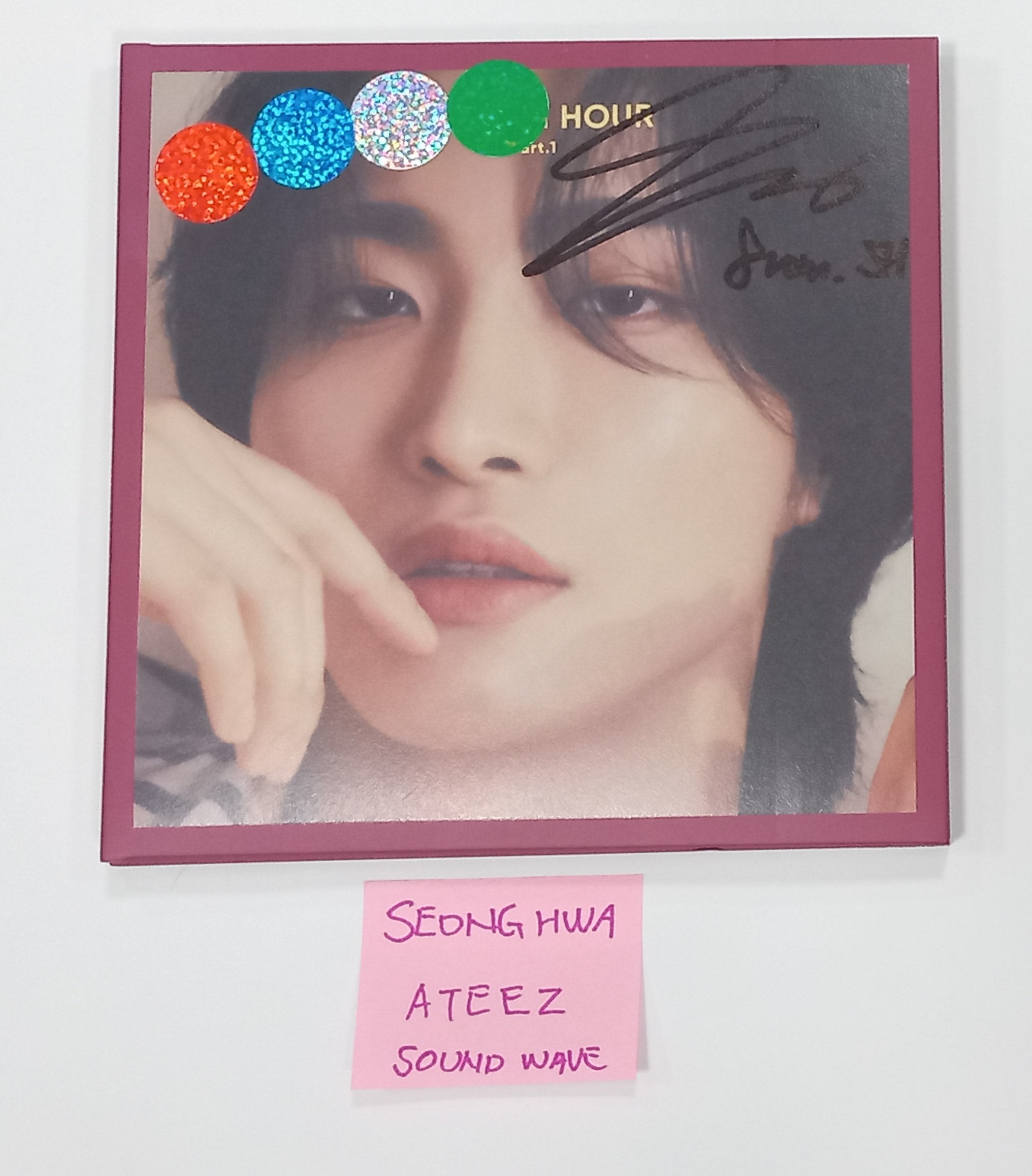 Ateez Seonghwa signed purchases album