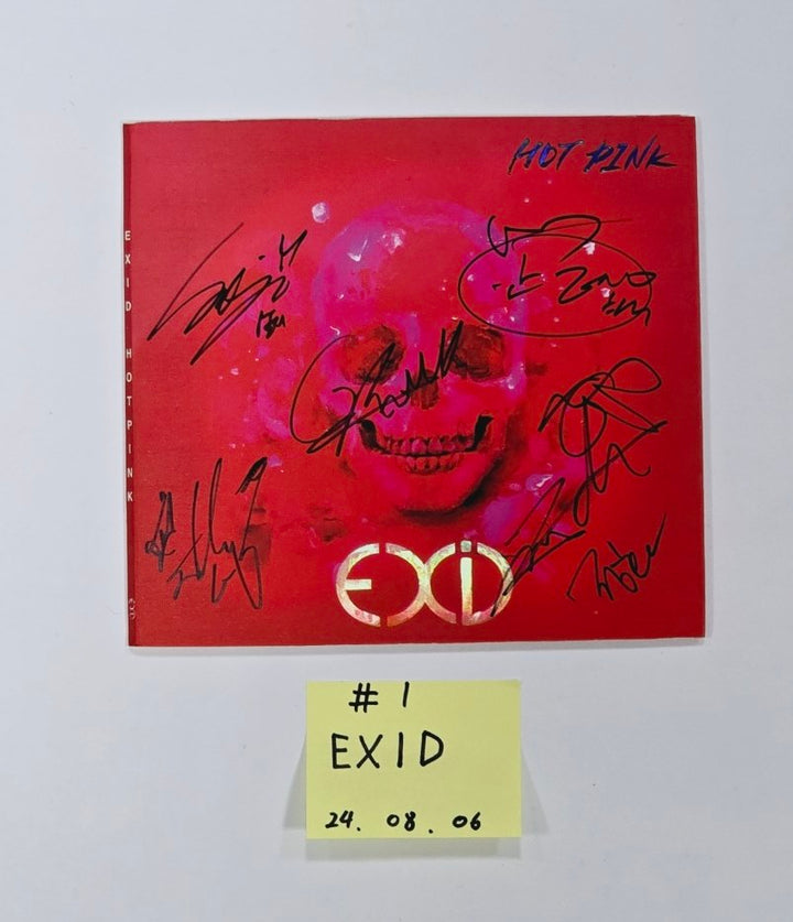 EXID - Hand Autographed(Signed) Promo Album [24.8.6] - HALLYUSUPERSTORE