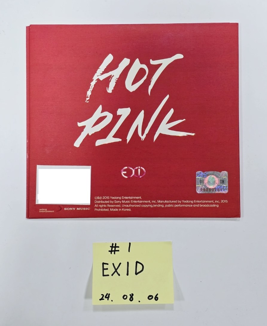 EXID - Hand Autographed(Signed) Promo Album [24.8.6] - HALLYUSUPERSTORE