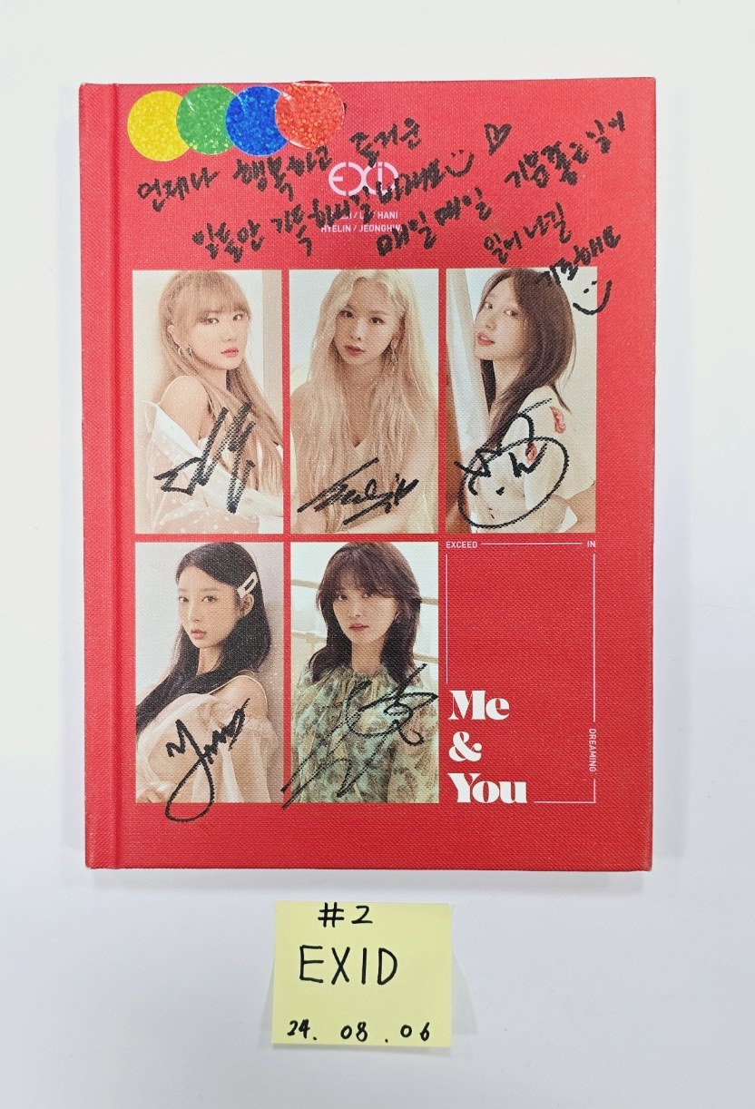 EXID - Hand Autographed(Signed) Promo Album [24.8.6] - HALLYUSUPERSTORE