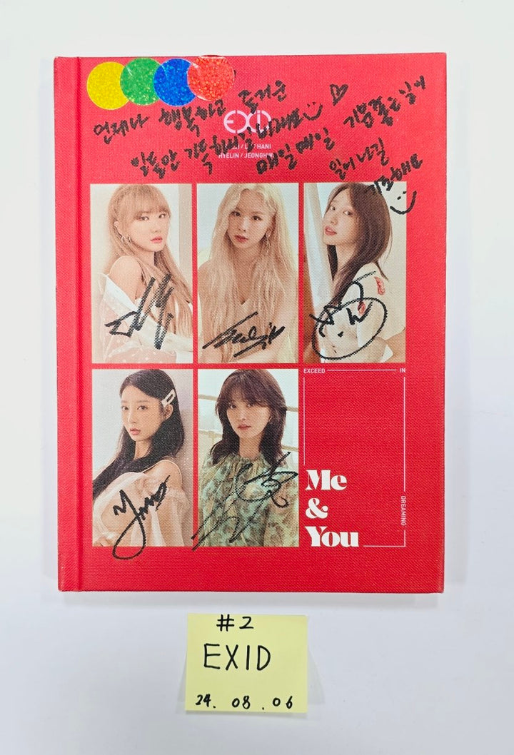 EXID - Hand Autographed(Signed) Promo Album [24.8.6] - HALLYUSUPERSTORE