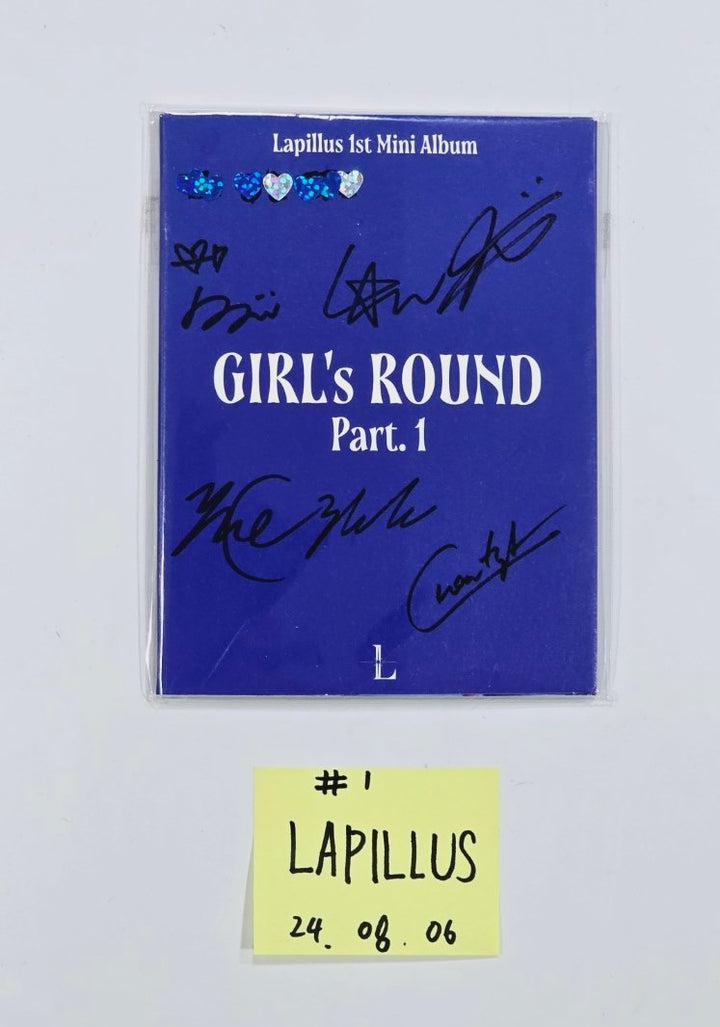 LAPILLUS - Hand Autographed(Signed) Promo Album [24.8.6] - HALLYUSUPERSTORE