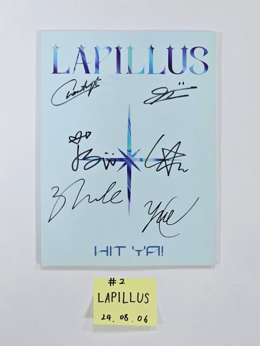 LAPILLUS - Hand Autographed(Signed) Promo Album [24.8.6] - HALLYUSUPERSTORE