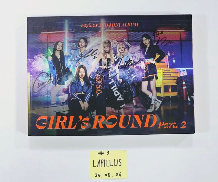 LAPILLUS - Hand Autographed(Signed) Promo Album [24.8.6] - HALLYUSUPERSTORE