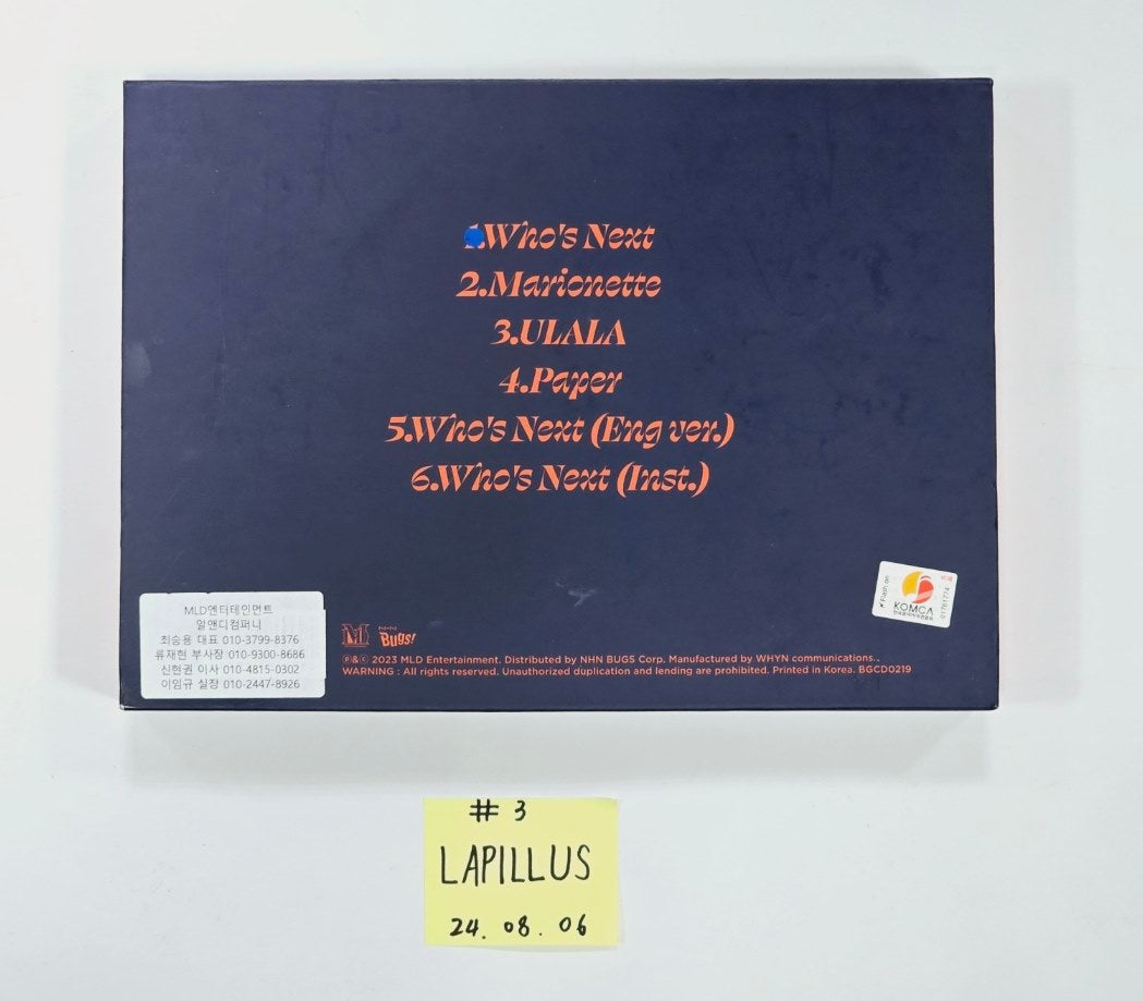 LAPILLUS - Hand Autographed(Signed) Promo Album [24.8.6] - HALLYUSUPERSTORE