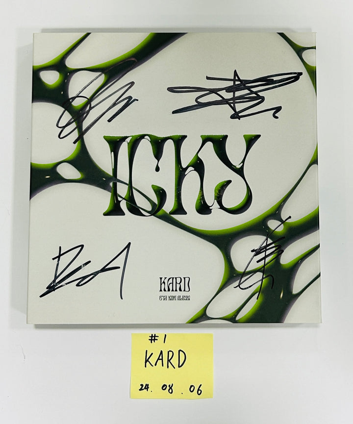 KARD - Hand Autographed(Signed) Promo Album [24.8.6] - HALLYUSUPERSTORE