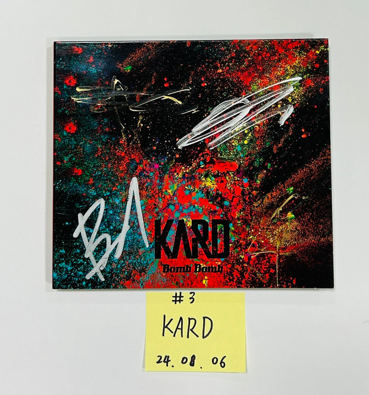 KARD - Hand Autographed(Signed) Promo Album [24.8.6] - HALLYUSUPERSTORE