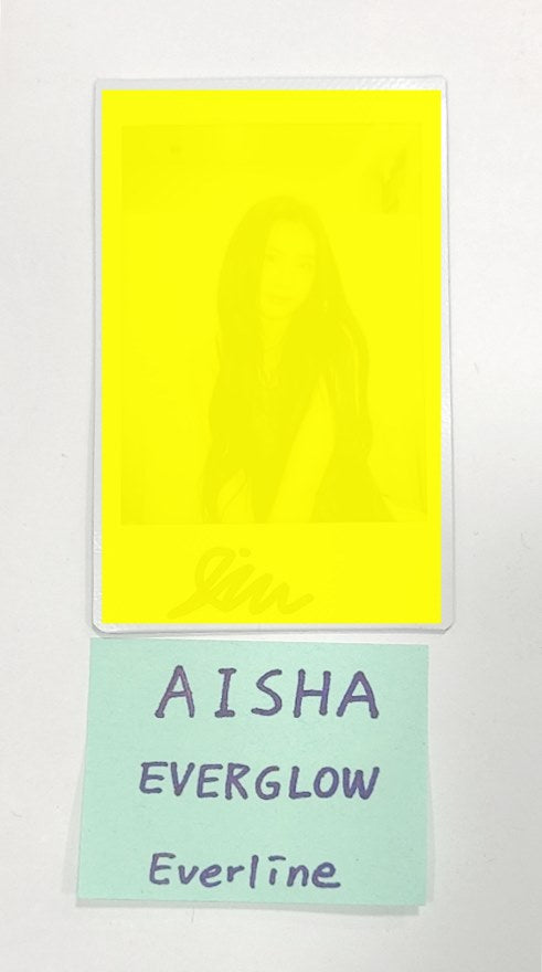 Aisha (Of Everglow) "ZOMBIE" - Hand Autographed(Signed) Polaroid [24.8.6] - HALLYUSUPERSTORE