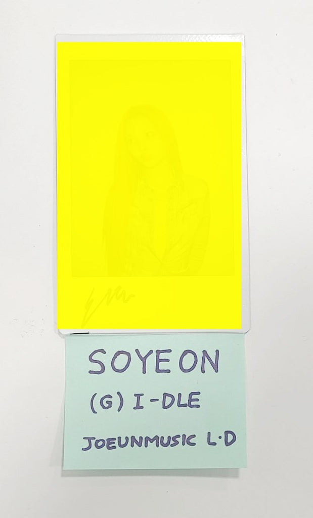(G)I-DLE ソヨン 直筆 サイン ポラロイド Soyeon (Of (g) I-DLE) 