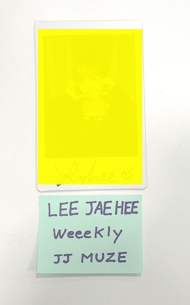 Lee Jae Hee (Of Weeekly) "Bliss " - Hand Autographed(Signed) Polaroid [24.8.6] - HALLYUSUPERSTORE