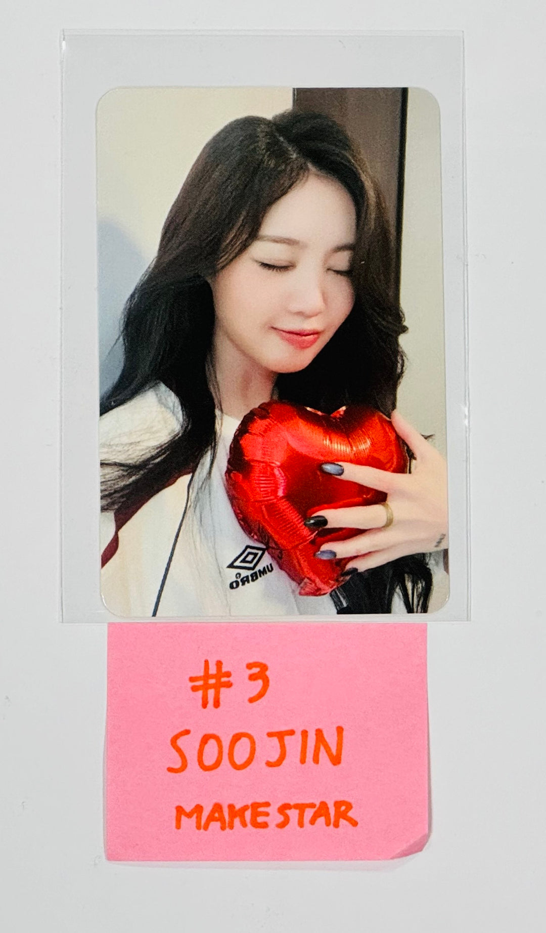 Soojin "RIZZ" - Makestar Fansign Event Photocard [24.8.7] - HALLYUSUPERSTORE