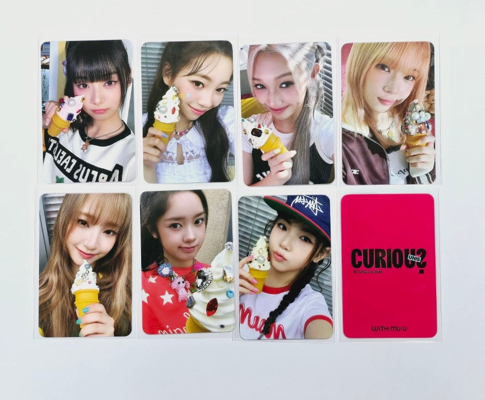 UNIS "CURIOUS" - Withmuu Pre-Order Benefit Photocard [24.8.7] - HALLYUSUPERSTORE