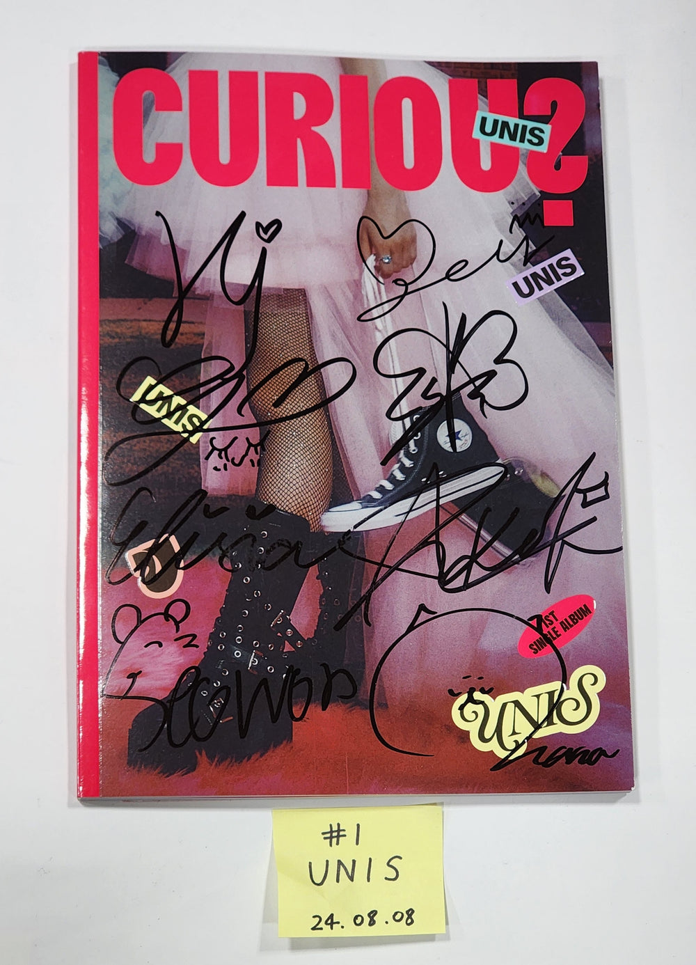 UNIS 'CURIOUS' - Hand Autographed(Signed) Promo Album [24.8.8] - HALLYUSUPERSTORE