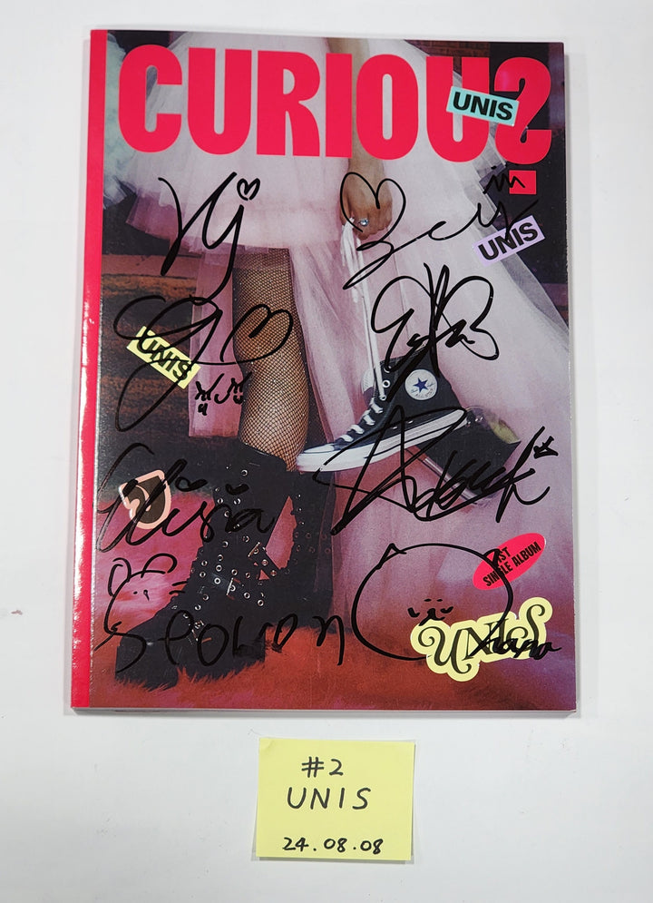 UNIS 'CURIOUS' - Hand Autographed(Signed) Promo Album [24.8.8] - HALLYUSUPERSTORE