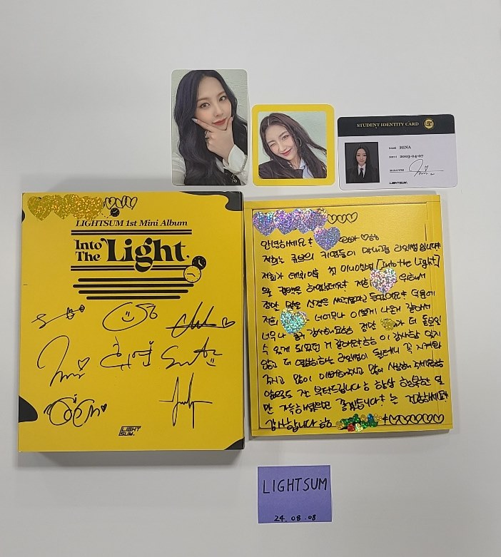 LIGHTSUM - Hand Autographed(Signed) Promo Album [24.8.8] - HALLYUSUPERSTORE