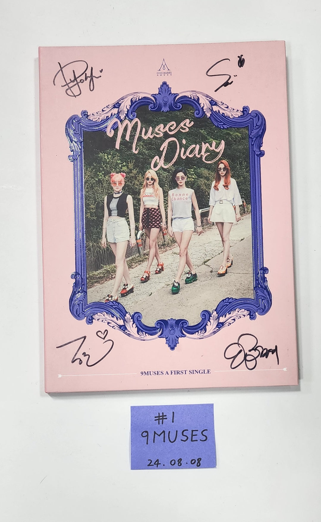 Nine Muses - Hand Autographed(Signed) Promo Album [24.8.8] - HALLYUSUPERSTORE