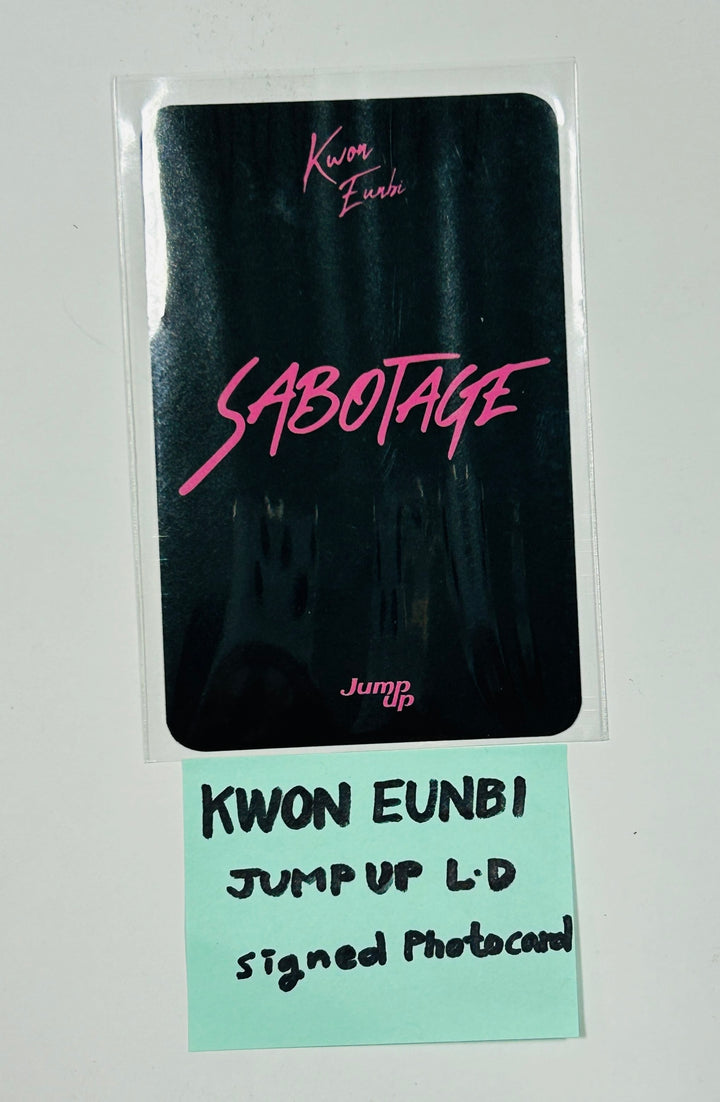 KWON EUNBI "SABOTAGE" - Hand Autographed(Signed) Photocard [24.8.9] - HALLYUSUPERSTORE