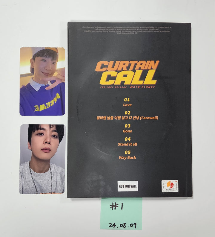 BANG&JUNG&YOO&MOON - "CURTAIN CALL" Hand Autographed(Signed) Promo Album [24.8.9] - HALLYUSUPERSTORE