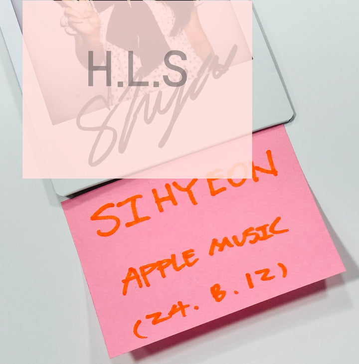 Sihyeon (Of Everglow) "ZOMBIE" - Hand Autographed(Signed) Polaroid [24.8.12] - HALLYUSUPERSTORE