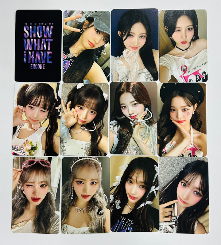 IVE THE 1ST WORLD TOUR ‘SHOW WHAT I HAVE’－ENCORE - Official Scratch Photocard [24.8.12] - HALLYUSUPERSTORE