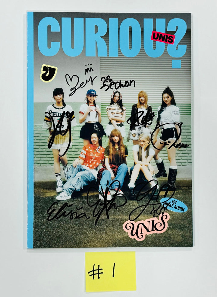 UNIS 'CURIOUS' - Hand Autographed(Signed) Promo Album [24.8.12] - HALLYUSUPERSTORE