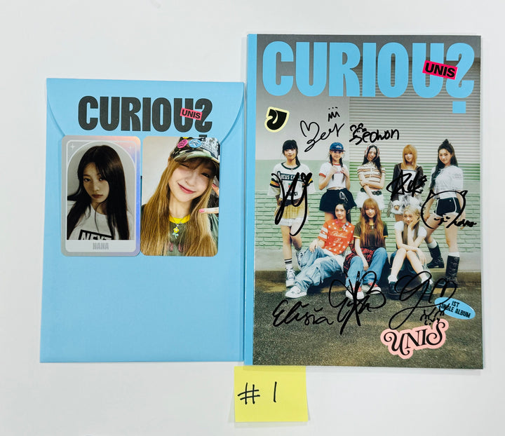 UNIS 'CURIOUS' - Hand Autographed(Signed) Promo Album [24.8.12] - HALLYUSUPERSTORE