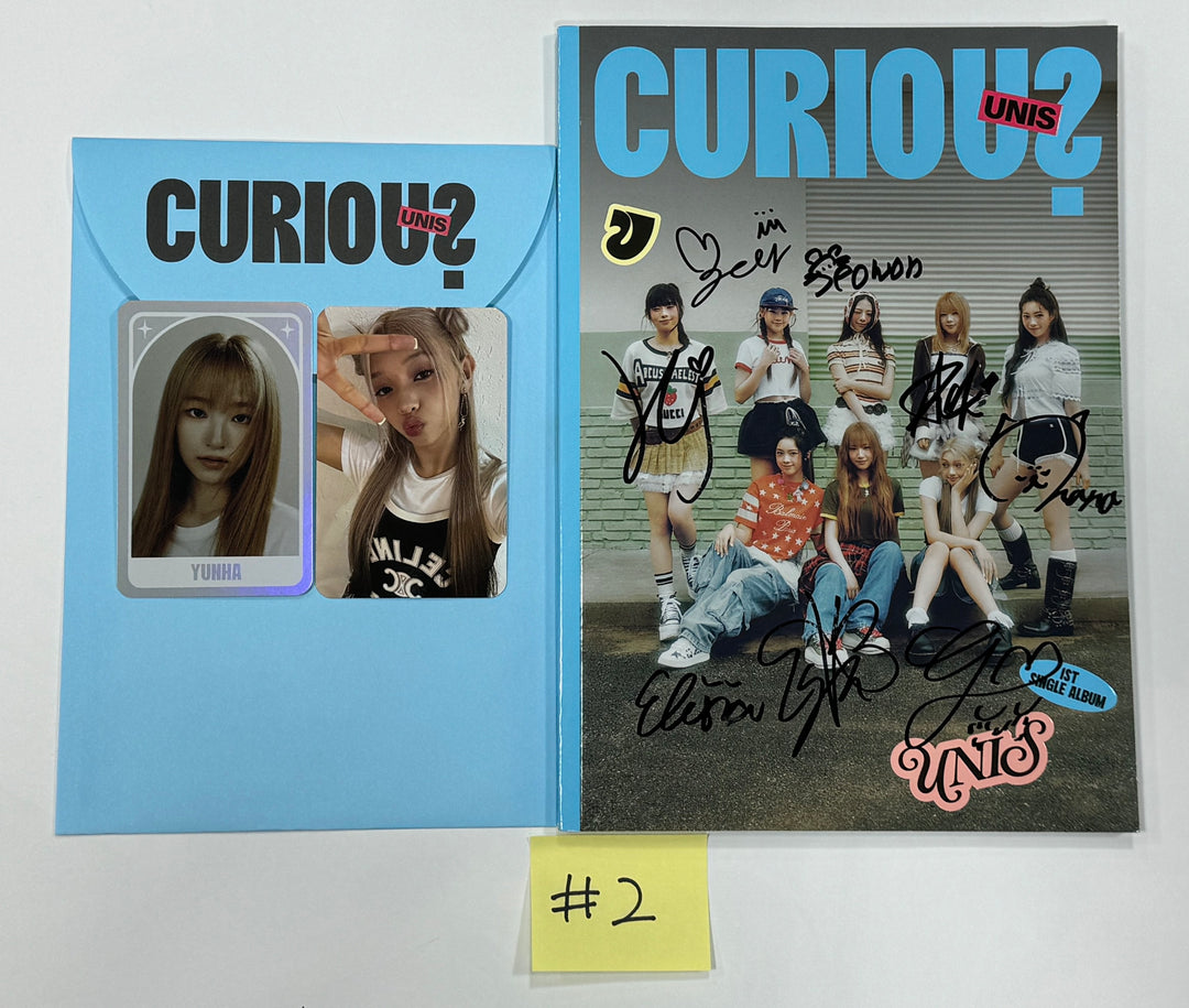 UNIS 'CURIOUS' - Hand Autographed(Signed) Promo Album [24.8.12] - HALLYUSUPERSTORE