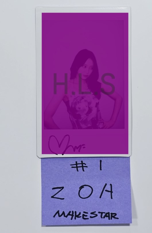 Weeekly "Bliss " - Hand Autographed(Signed) Polaroid, Photocard [24.8.13] - HALLYUSUPERSTORE