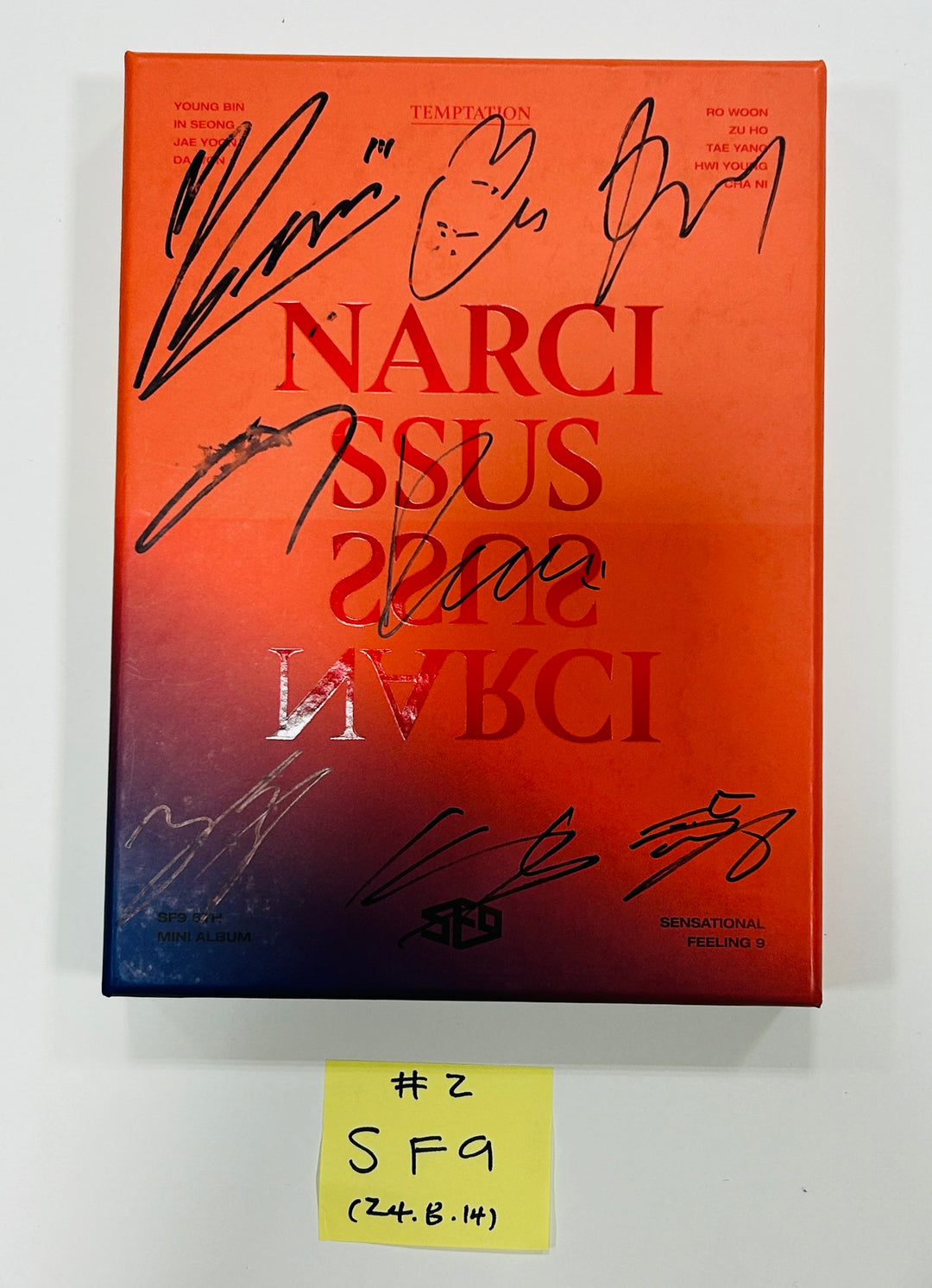 SF9 - Hand Autographed(Signed) Promo Album [24.8.14] - HALLYUSUPERSTORE