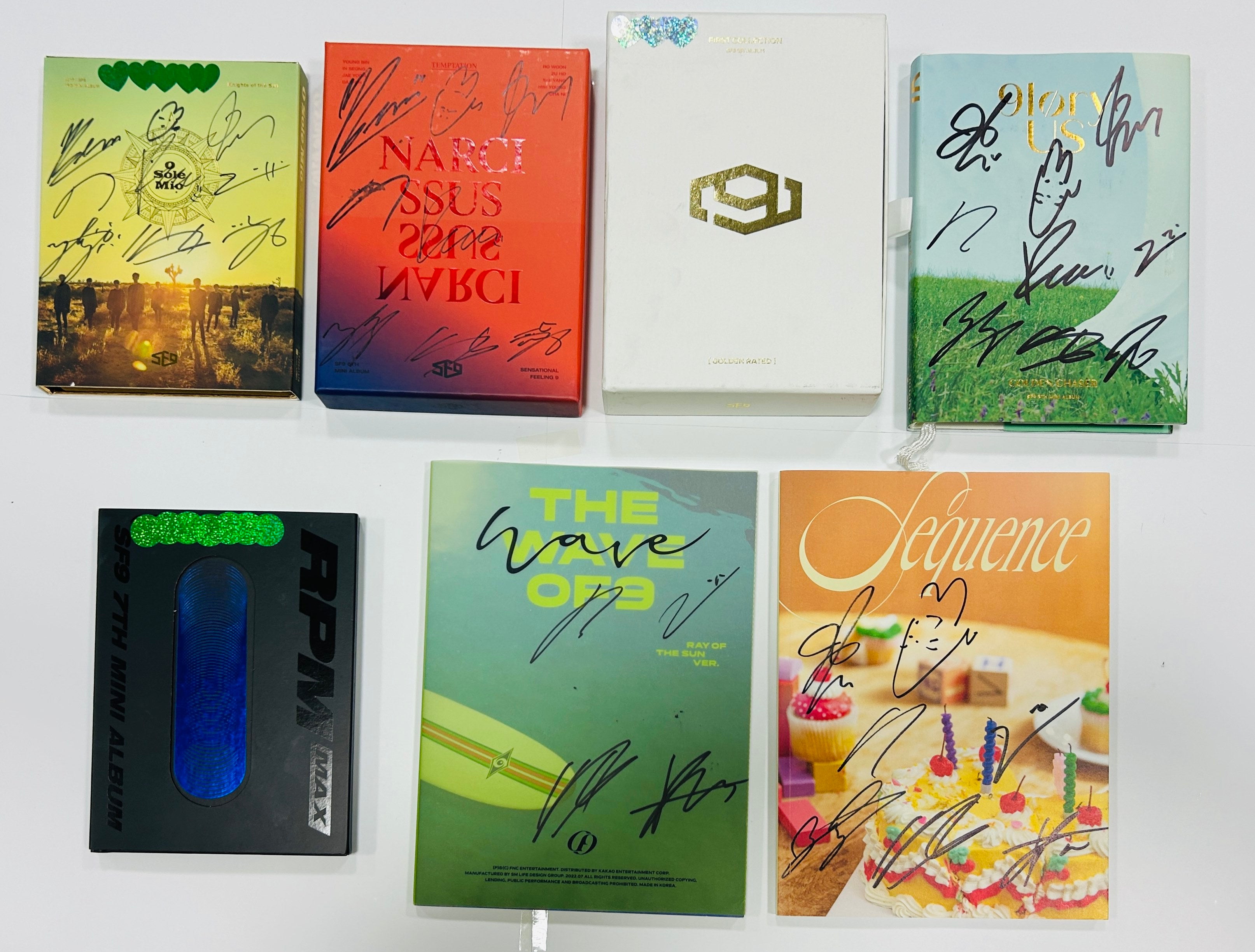 OFFICIAL SIGNED SF9 outlets ALBUMS