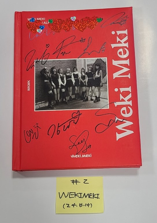 Weki Meki - Hand Autographed(Signed) Promo Album [24.8.14] - HALLYUSUPERSTORE