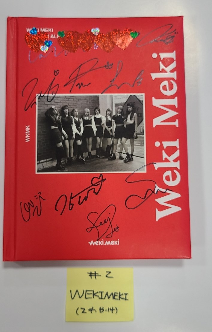 Weki Meki - Hand Autographed(Signed) Promo Album [24.8.14] - HALLYUSUPERSTORE