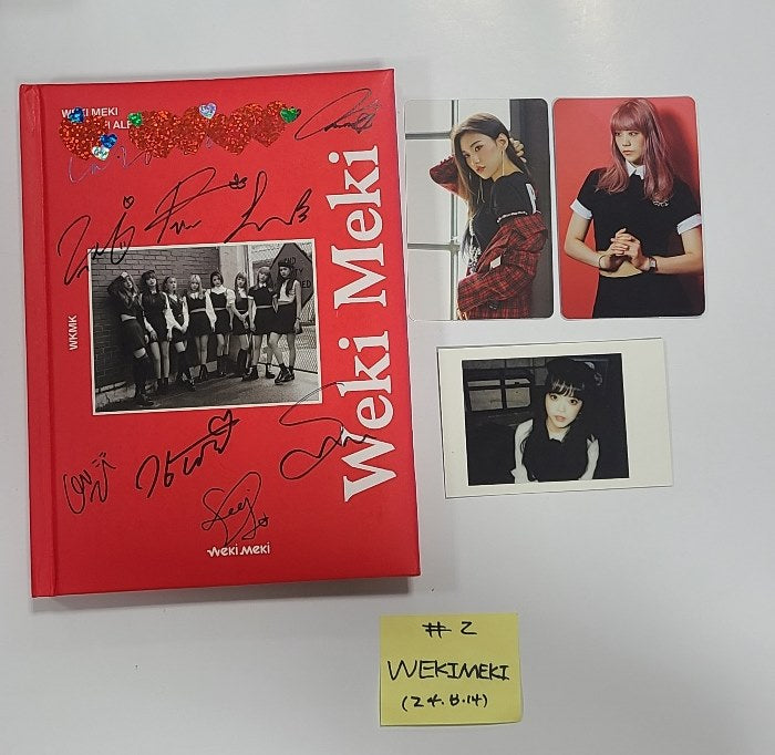 Weki Meki - Hand Autographed(Signed) Promo Album [24.8.14] - HALLYUSUPERSTORE