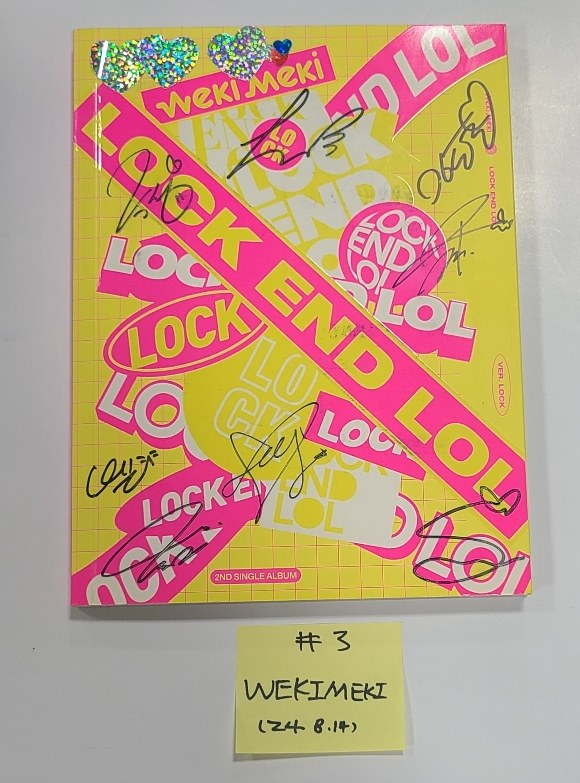 Weki Meki - Hand Autographed(Signed) Promo Album [24.8.14] - HALLYUSUPERSTORE