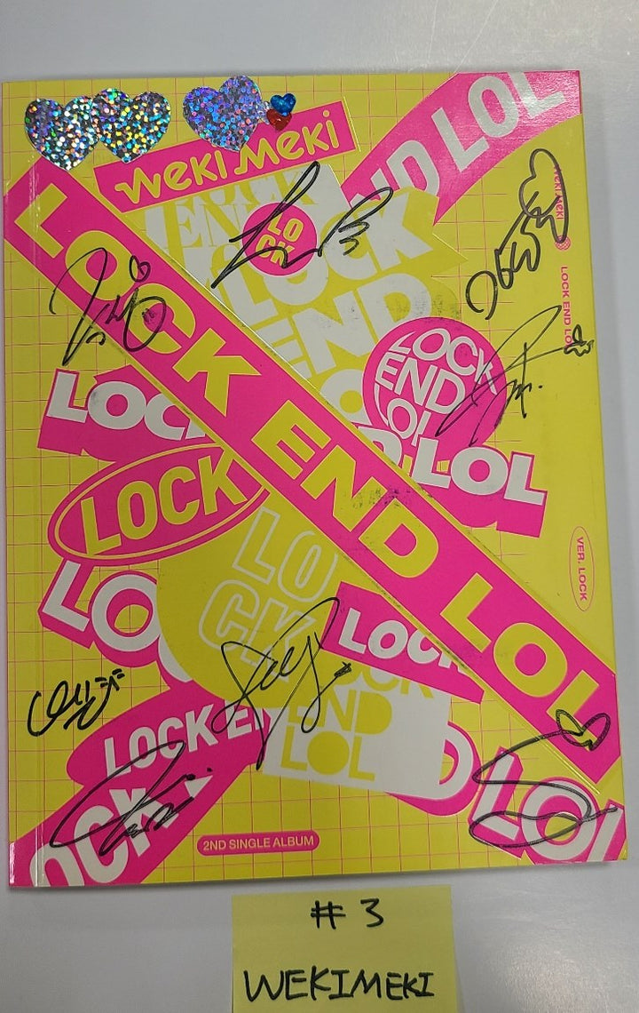 Weki Meki - Hand Autographed(Signed) Promo Album [24.8.14] - HALLYUSUPERSTORE